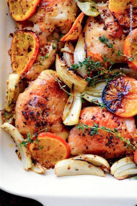 Roasted Chicken With Clementines