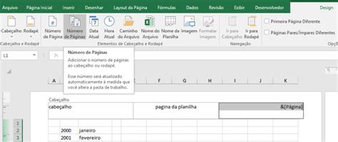 Adicionar Números De Páginas Na Planilha Excel 2016 Tudo Excel Hot