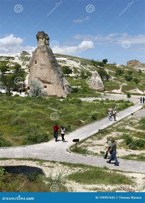 Fairy Chimneys at Pasabagi in Turkey. Editorial Photography - Image of