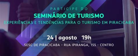 Seminário de Turismo Experiências e Tendências para o Turismo em