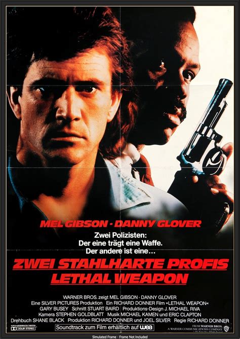 lethal weapon  original german   poster original film