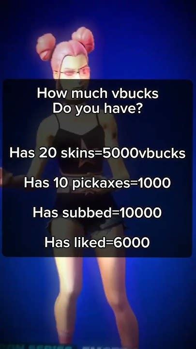 How Much Do You Have☝🏽🙄 Vbucks Fortnite Shorts Viral Youtube