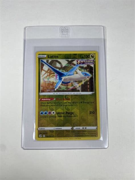 Pok Mon Tcg Latios Fusion Strike Reverse Holo Rare For Sale