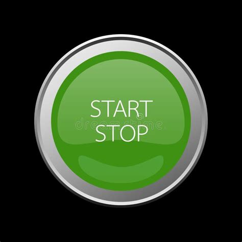 Power Switch Icons Vector Buttons. START STOP Button Stock Vector ...