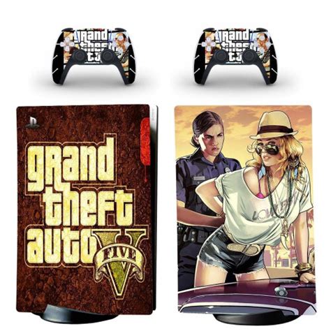 Grand Theft Auto V Gta Ps Digital Edition Skin Sticker Decal For