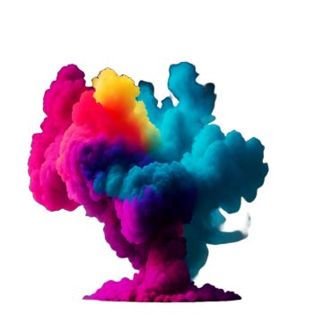 Colorful Smoke Explosion Vector, Smoke, Color Smoke, Fog PNG and Vector with Transparent ...