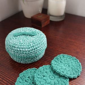 Morelia Scrubbies Set Crochet Pattern Crochet Basket Crochet