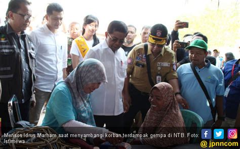 Mensos Gelorakan Semangat Lombok Bangkit Dan Bangun Kembali