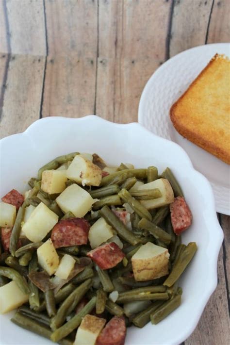 Crock Pot Kielbasa And Green Beans With Potatoes Recipe