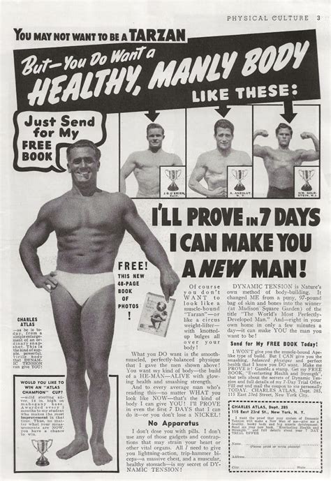 Charles Atlas Workout And Diet Program Fitness Volt