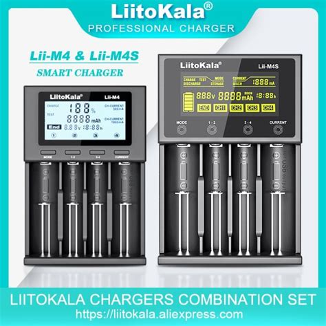 Liitokala Lii M Lii M S Rechargeable Battery Smart Charger V