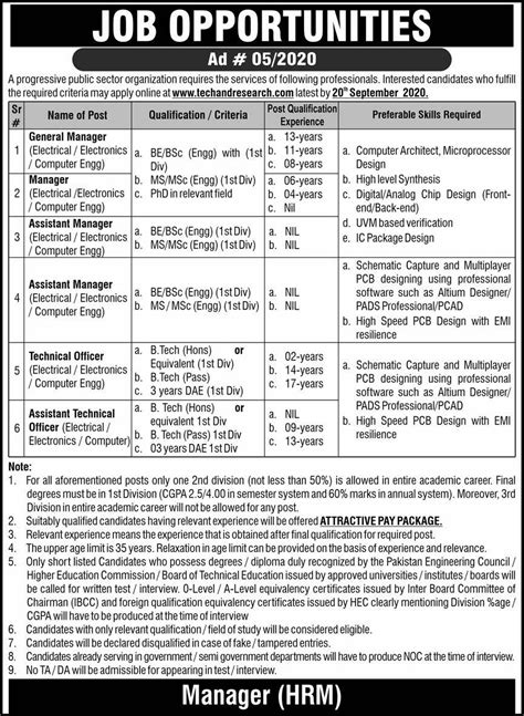 Public Sector Organization Jobs 2020 In Islamabad 2025 Job