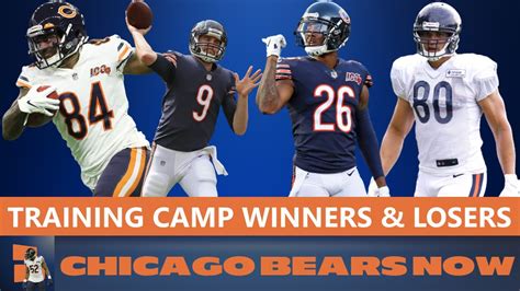 Chicago Bears Training Camp Winners Losers So Far Bears Rumors