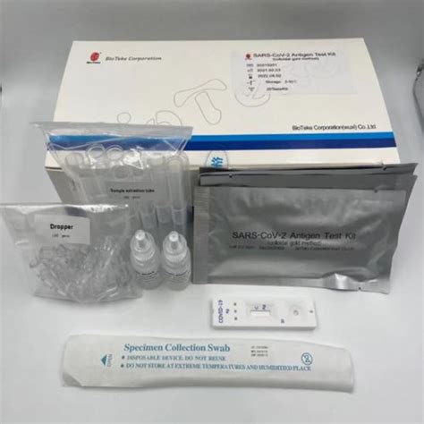 COVID 19 Testkit Bioteke Corporation Antigene SARS COV 2