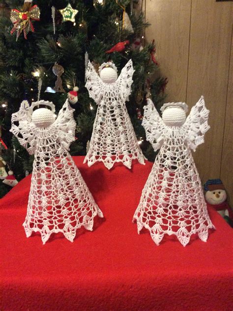 Crochet Angel Tree Topper Etsy