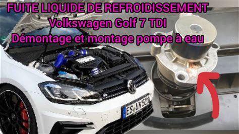 L emplacement de la fuite d eau m a déconcerté VOLKSWAGEN GOLF 7 YouTube