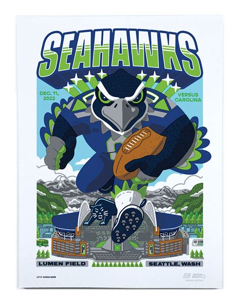 Seahawks Gameday Poster — Sasha Barr