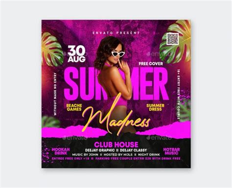 15 Best Summer Party Flyer Template • Psd Design