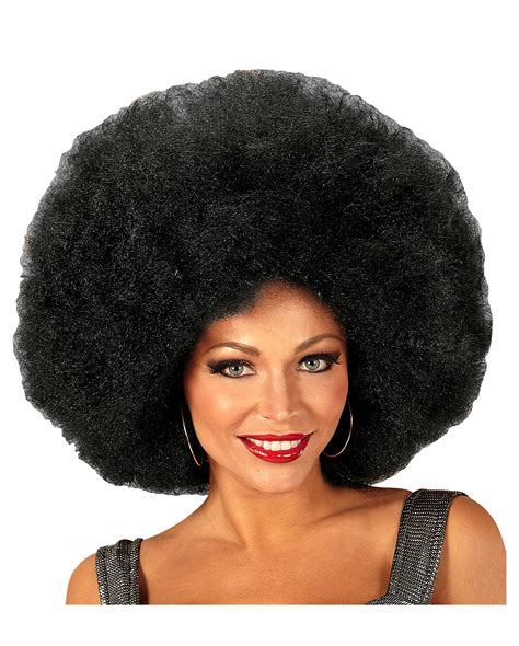 Afro Wig One Size Fits All Adults New 70s Jumbo Funky Disco Black Hair