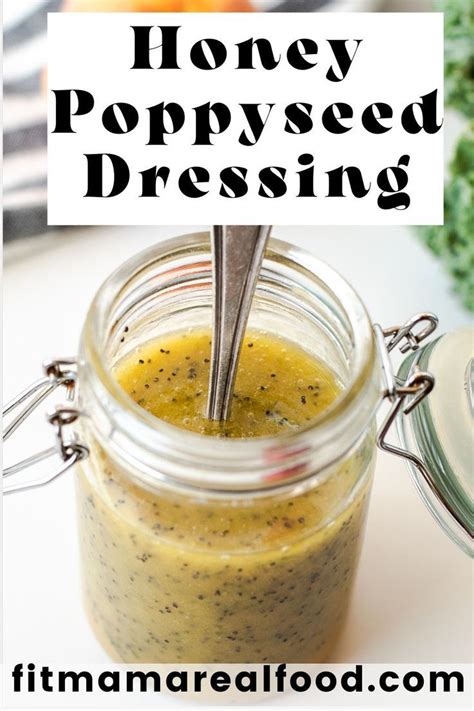 Homemade Honey Poppy Seed Dressing