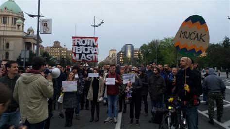 Zavr En Etrnaesti Protest Protiv Diktature Video Politika Dnevni