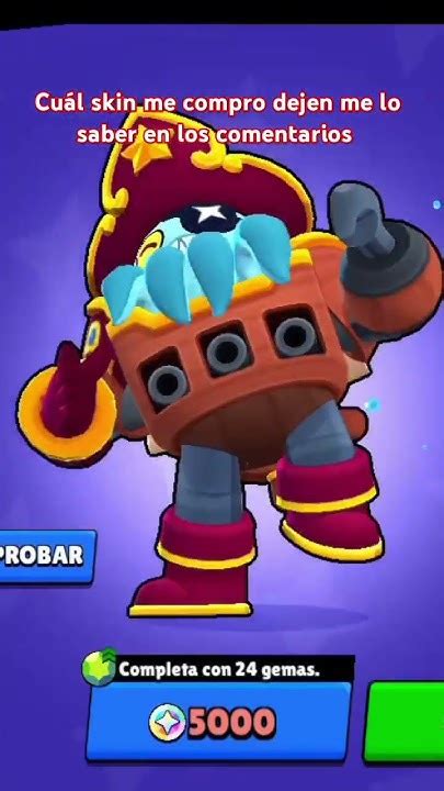 Cuál Skin Me Compro Dejenlo En Los Comentario Brawlstars Xd