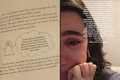 Manu Gavassi Se Emociona Por Ser Citada Em Novo Livro De Rita Lee