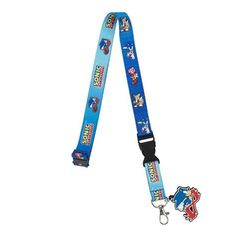 Sonic The Hedgehog Speed Lanyard Sweets And Geeks