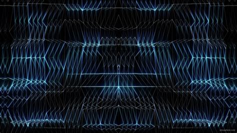 Fluctuating Blue Motion Laser Lines Effect On Circle Black Motion