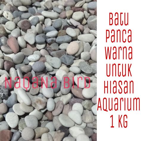 Dekorasi Hiasan Aquarium Batu Hias Aquarium Panca Warna Kg