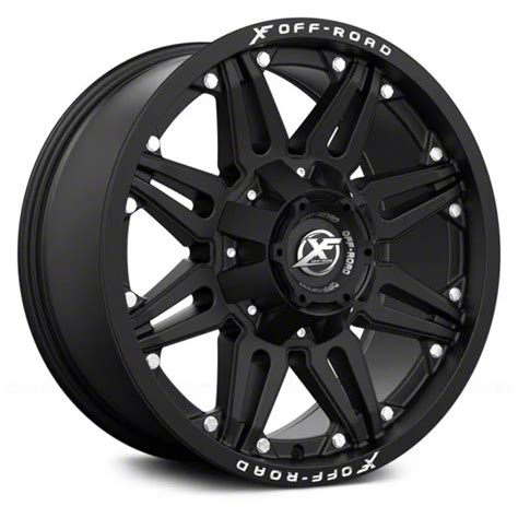 Xf Offroad Silverado Xf Matte Black Lug Wheel X Mm