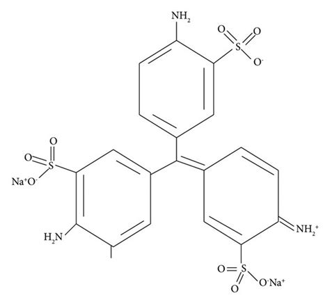 Chemical structure of fuchsine acid. | Download Scientific Diagram