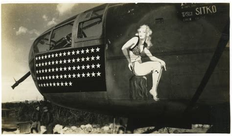 Nose art on B-25 Mitchell bomber in Europe between 1943 to 1945 | The Digital Collections of the ...