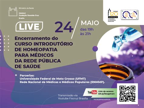 Live Sobre Contribuições E Perspectivas Da Homeopatia Para O Sus Marca