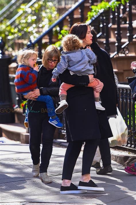 Actress Liv Tyler steps out in Manhattan with her son Sailor and ...