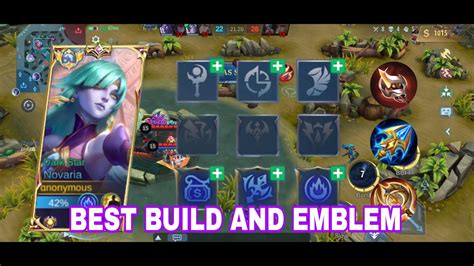 Novaria New Meta Mage Sniper Hit Build And Emblem Top Global