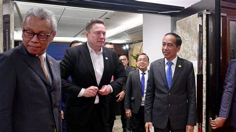 Presiden Joko Widodo Bertemu Elon Musk Bahas Potensi Pengembangan