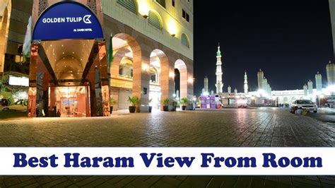 Golden Tulip Al Zahabi Hotel Madinah Room Tour Masjid Al Nabawi View