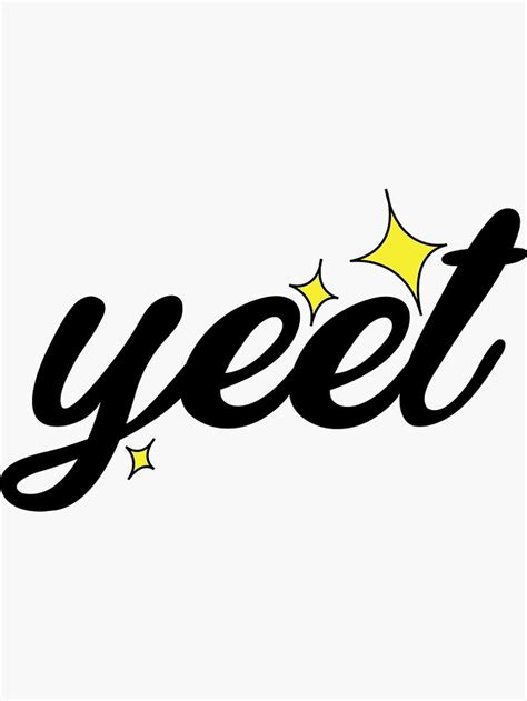 Yeet Sticker By Astvardanyan Vinyl Sticker Stickers Wordpress Theme