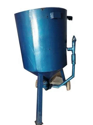 Semi Automatic Mild Steel Sand Blasting Hopper Weight Capacity Kg