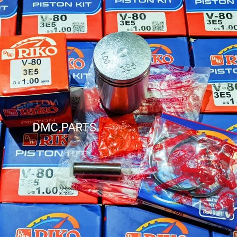 Jual RIKO PISTON KIT YAMAHA V75 V80 KOMPLIT Oversize 0 25 50 75 100