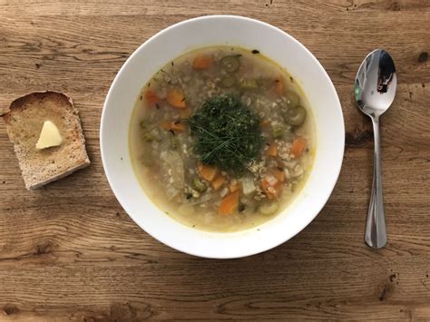 Fennel And Freekeh Soup With Frond Pesto Heritage Farm