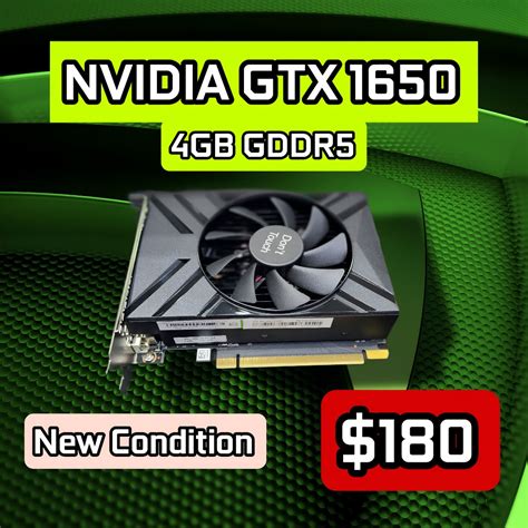 Nvidia Gtx 1650 Oem New Condition Computers And Tech Parts And Accessories Computer Parts On