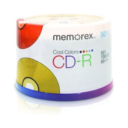 Amazon Memorex Mb Minute X Data Cd R Media Pack Spindle