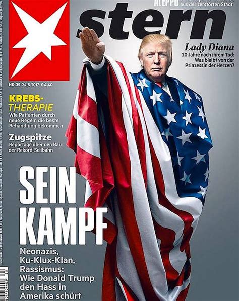 Stern Cover Zeigt Donald Trump Mit Hitlergru