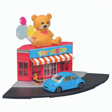 Парковка для машинок / Магазин игрушек с машинкой Street Fire, 1:43 ...