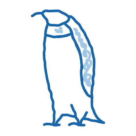 penguin bird doodle icon hand drawn illustration 17920631 Vector Art at Vecteezy