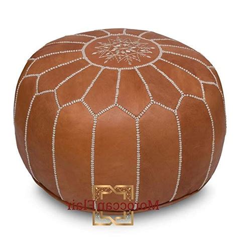 Best 10 Of Gray Moroccan Inspired Pouf Ottomans