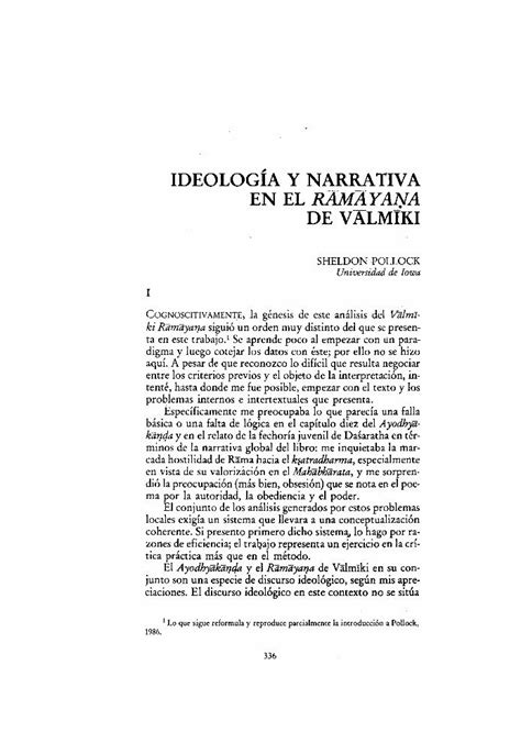 PDF IDEOLOGÍA Y NARRATIVA RAMAYANA DE VALMIKIsheldonpollock org