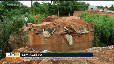 JA 1ª Edição TO Moradores de Araguaína reclamam de falta de acesso